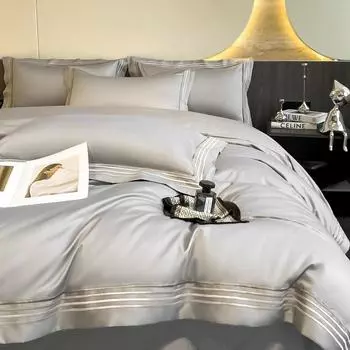 Комплект из 4 предметов из высококачественного длинноволокнистого хлопка из Синьцзяна, пододеяльник из чистого хлопка, хлопковая простыня, матрас, постельные принадлежности 1.5m bed sheet 4pc 2*2.3m quilt core