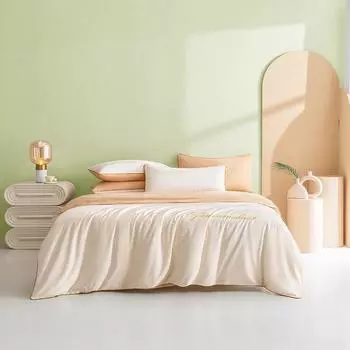 Комплект из 4 предметов из высококачественного хлопка 120 длинноволокнистого класса А, чистого хлопка, хлопкового постельного белья материнского и младенческого класса: простыня, пододеяльник, наволочка, домашний текстиль 1.2 m 3pc quilt 1.5*2m