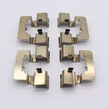 Комплект из 4 шт. задних тормозных колодок, зажимы против погремушки, цельные диски с прокладками 109-1781 для Bpf1781A