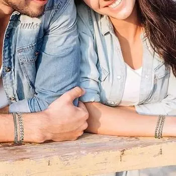 Комплект из 5 браслетов, толстая полая цепочка, унисекс, хип-хоп, ювелирные изделия на запястье, гальванизированный титановый стальной браслет для клубной вечеринки с карабином 5pcs