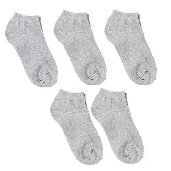 Упаковка из 5 женских носков BACSA001 с эластичной манжетой, предотвращающей сдавливание 35/40 белый