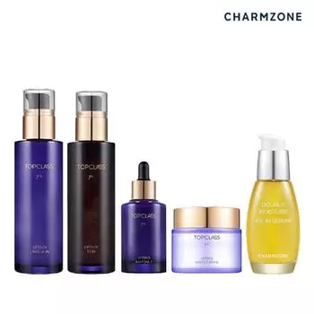 Комплект из 5 предметов 7-го поколения CHAMZONE Top Class (Кожа + Эмульсия + Ампула + Увлажняющий крем + Масляная сыворотка Plus)