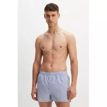 Комплект из 5 шнурков для затягивания из хлопка HM, синяя клетка M