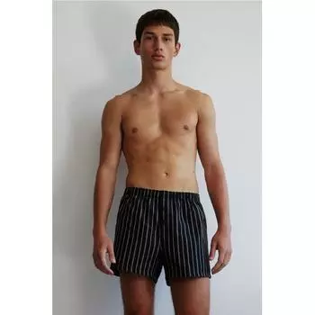 Комплект из 5 шнурков HM Cotton Drawstring в белую полоску M