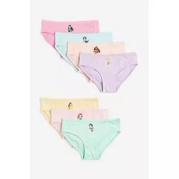 Комплект из 7 хлопковых трусиков HM Розовый Disney Princess