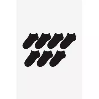 Комплект из 7 пар носков до щиколотки HM, черный