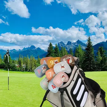 Комплект из 9 чехлов для головок клюшек для гольфа для защиты Mix Color