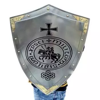 Комплект из 9 нагревательных щитков - функциональная стальная средневековая историческая реплика 18 калибра,