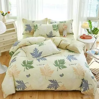 Комплект из четырех предметов из 100% хлопка. Саржа из 100% хлопка. Комплект из трех предметов. Простое пододеяльник. Простыня 1,5. Кровать 2.0 для студенческой кровати. 160*210cm 3pcs