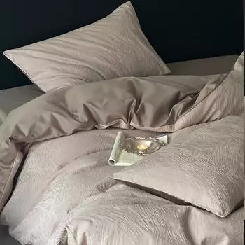 Комплект из четырех предметов из 100% высококачественного чистого хлопка, хлопковый жаккардовый комплект одеяла класса А для матери и ребенка, комплект постельного белья класса люкс 1.8m Mattress 4pc quilt 2*2.3m