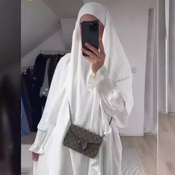 Комплект из длинной юбки и однослойной шали Yiduoduo One Size