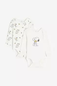 Комплект из двух боди с длинными рукавами