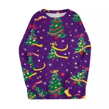 Комплект из двух предметов для взрослых, топ с круглым вырезом и длинными рукавами, эластичные брюки, пижамный комплект, костюм для отдыха S белый