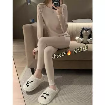 Комплект из двух предметов унисекс осенний термобелье для коррекции фигуры Nantao Men s; XXL легкие хаки