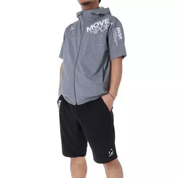 Комплект из джерси, верх и низ, Descente ST5SJG13M O Size [Move Sports] для мужчин, серый/черный