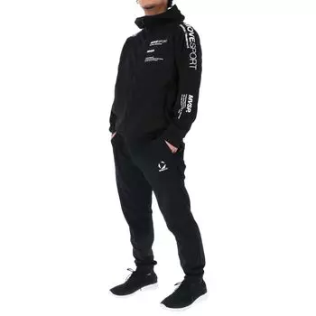 Комплект из джерси, верх и низ, Descente SUNSCREEN ST5SJG10M, черный, размер O [Move Sports] для мужчин чёрный