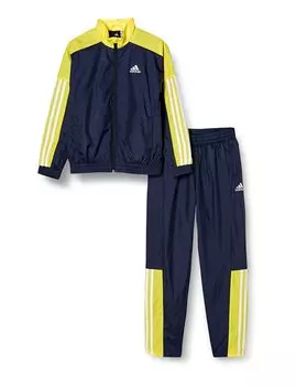 Комплект из джерси, верх и низ, детский, тканый, трековый, RP036 Legend Yellow 150 [Adidas] Ink/Beam (HM7126)