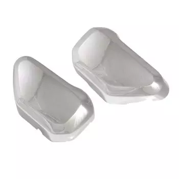 Комплект из левой и правой крышки воздушного фильтра Honda Monkey 125, боковая крышка Monkey, боковой кожух, наружная хромированная крышка воздушного фильтра, крышка воздушного фильтра