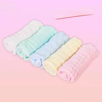 Комплект из марлевого полотенца и нагрудника для новорожденных из чистого хлопка