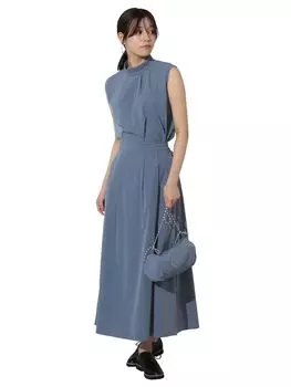 Комплект из одного платья и сумки ОДИН РАЗМЕР [Beams Heart] женский СВЕТЛО-ГОЛУБОЙ