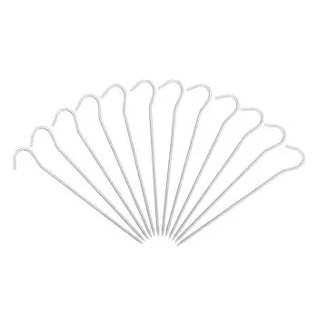 Комплект из прочного титанового легкого штифта Boundless Voyage из твердого брезента для палаток в горах, сумка для хранения, в комплект входят колышки Ti4003P, колышки, колышки,