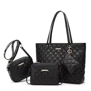 Комплект из сумки-тоут и сумки-мессенджера осень/зима 2024 г. — повседневная/пригородная коллекция из четырех предметов Four-Piece Set