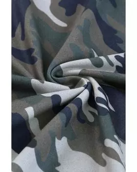 Комплект из свободных шорт для дома Azura Exchange с классическим камуфляжным принтом L зелёный