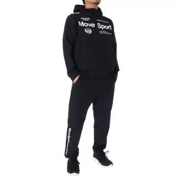 Комплект из тонкого трикотажного топа и низа Cross Descente ST4FJK21M Black XO [Move Sports] для мужчин чёрный