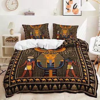 Комплект из трех предметов для кровати в стиле ретро Пододеяльник Двухкомпонентная спальня 135 * 200 (two-piece set) 90g