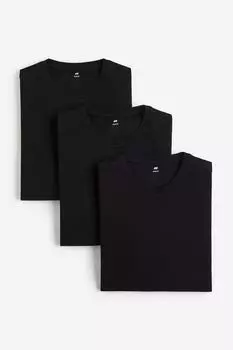 Комплект из трех трикотажных топов Slim Fit