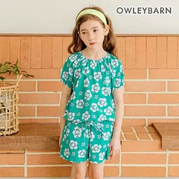 Комплект из верхней и нижней частей Olivan Smile Flower, зеленый Green/120