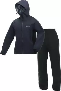 Комплект из верхней и нижней части непромокаемой одежды для мужчин и женщин, водонепроницаемый, темно-синий, M [Vastrand] 20 000 мм тёмно-синий