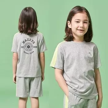 Комплект из верхней и нижней части с короткими рукавами Hedges Kids Hedges Skies Htm72st09g My Melange Grey/145