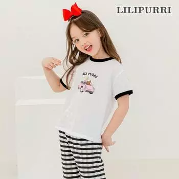 Комплект из верхней и нижней части в клетку Lilypuri Reina, черный Black/130