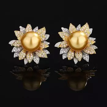 Комплект из жемчуга, имитация натурального жемчуга, кольцо с подвеской, серьги-иглы из серебра 925 пробы, двухцветный жемчуг, гальваническое покрытие для женщин