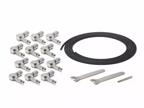 Комплект кабелей без пайки OYAIDE NEO L12+ (Кабель 3,0 м, 12 Г-образных заглушек, 2 гаечных ключа, 1 палочка для переработки)