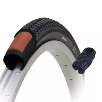 Комплект камер для велосипедных покрышек Shinko 27 дюймов Anti Punk Black SR078 65065 271 3/8 W/O чёрный