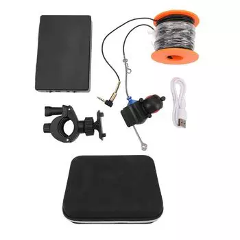 Комплект камеры для поиска рыбы 4,3-дюймовый ЖК-дисплей с полным обзором и 30-метровым проводом с инфракрасной подсветкой ночного видения F