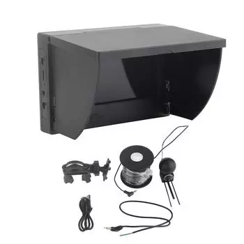 Комплект подводной камеры для рыбалки с 4,3-дюймовым ЖК-монитором IP67 Водонепроницаемость для морского льда, озера, лодки, рыбы