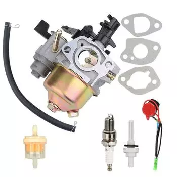 Комплект карбюратора для Honda GX140 Gx160 GX168 GX180 Gx200 5.5-6.5 л.с. генераторы двигатель двигатель замена 16211-ZE1-000 CHINA