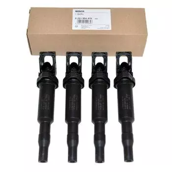 Комплект катушек зажигания BMW MINI BOSCH из 4 шт. 0221504470/12137571643/12137594937
