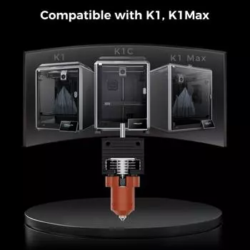 Комплект керамических нагревательных блоков серии Creality K1, комплект быстросменных цельнометаллических насадок для K1K1CK1 MAX 3D 0 разноцветный