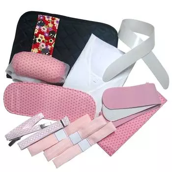 Комплект кимоно со стеганой сумкой, японский аксессуар, размер L (Набор из 12 предметов)