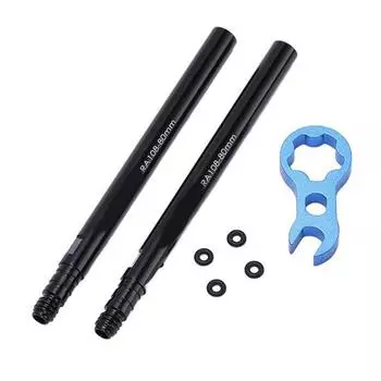 Комплект клапанов для шин RISK, трубка, французский удлинитель штока клапана, алюминиевый сплав для шоссейного велосипеда, 80 мм 80mm