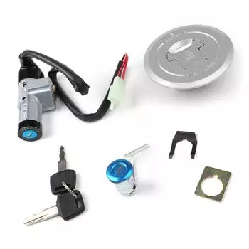 Комплект ключей для замка зажигания, крышки топливного бака, комплект ключей для Honda Cbf125 2009-2013