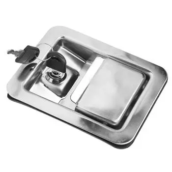 Комплект ключей для замков с ручкой Paddle Latch из нержавеющей стали 304 для строительной техники серебряный
