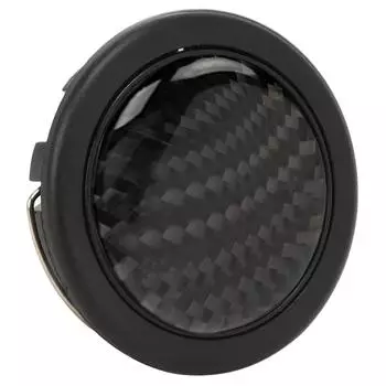 Комплект кнопок звукового сигнала из углеродного волокна для 6 болтов для модифицированных деталей рулевого колеса Sparco Auto Car чёрный