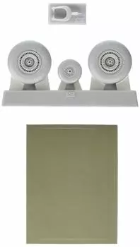 Комплект колес Aires Do217 с защитой от краски, пластиковые детали модели ARS4789 1/48 (для ИКМ)