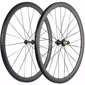 Комплект колес SUPERTEAM Carbon 700c Clincher 23 мм Колесо UD Матовое 38/50/60/88 мм (38мм/23мм)