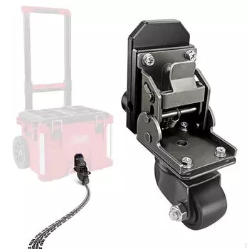 Комплект колесных дисков, подходящих для строительства, передние колеса для ящиков с инструментами, прочные, грузоподъемность 200 фунтов